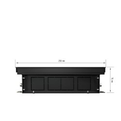 Внутрипольный конвектор Royal Thermo Atrium 75/250/2700-DG-U-NA