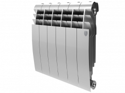 Биметаллический радиатор отопления Royal Thermo BiLiner 350 12 секций Silver Satin