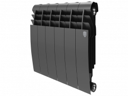 Биметаллический радиатор отопления Royal Thermo BiLiner 350 8 секций Noire Sable