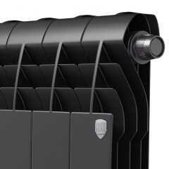 Биметаллический радиатор отопления Royal Thermo BiLiner 350 V 6 секций Noir Sable