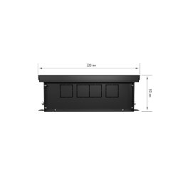 Внутрипольный конвектор Royal Thermo Atrium 110/300/2400-DG-U-DB