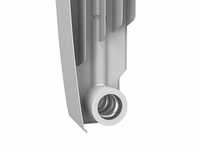 Биметаллический радиатор отопления Royal Thermo BiLiner 500 12 секций Silver Satin