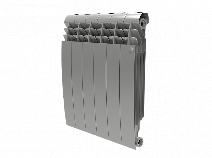 Биметаллический радиатор отопления Royal Thermo BiLiner 500 12 секций Silver Satin