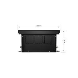 Внутрипольный конвектор Royal Thermo Atrium 110/200/2900-DG-U-NA