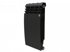 Биметаллический радиатор отопления Royal Thermo BiLiner 500 4 секции Noir Sable